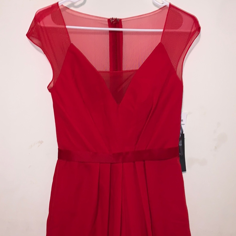 ❌SOLD❌🎉🎉NWT RED David’s Bridal maid of Honor Mermaid Dress Size:S